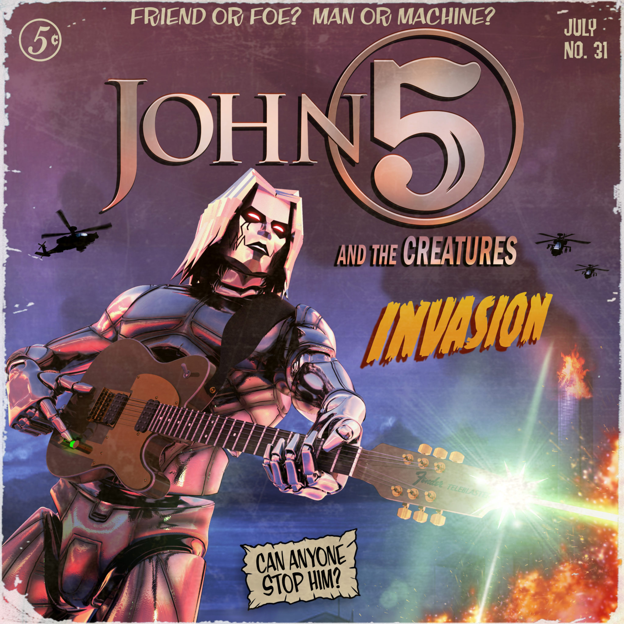 Album Review: JOHN 5 AND THE CREATURES – Invasion – Metal Nation